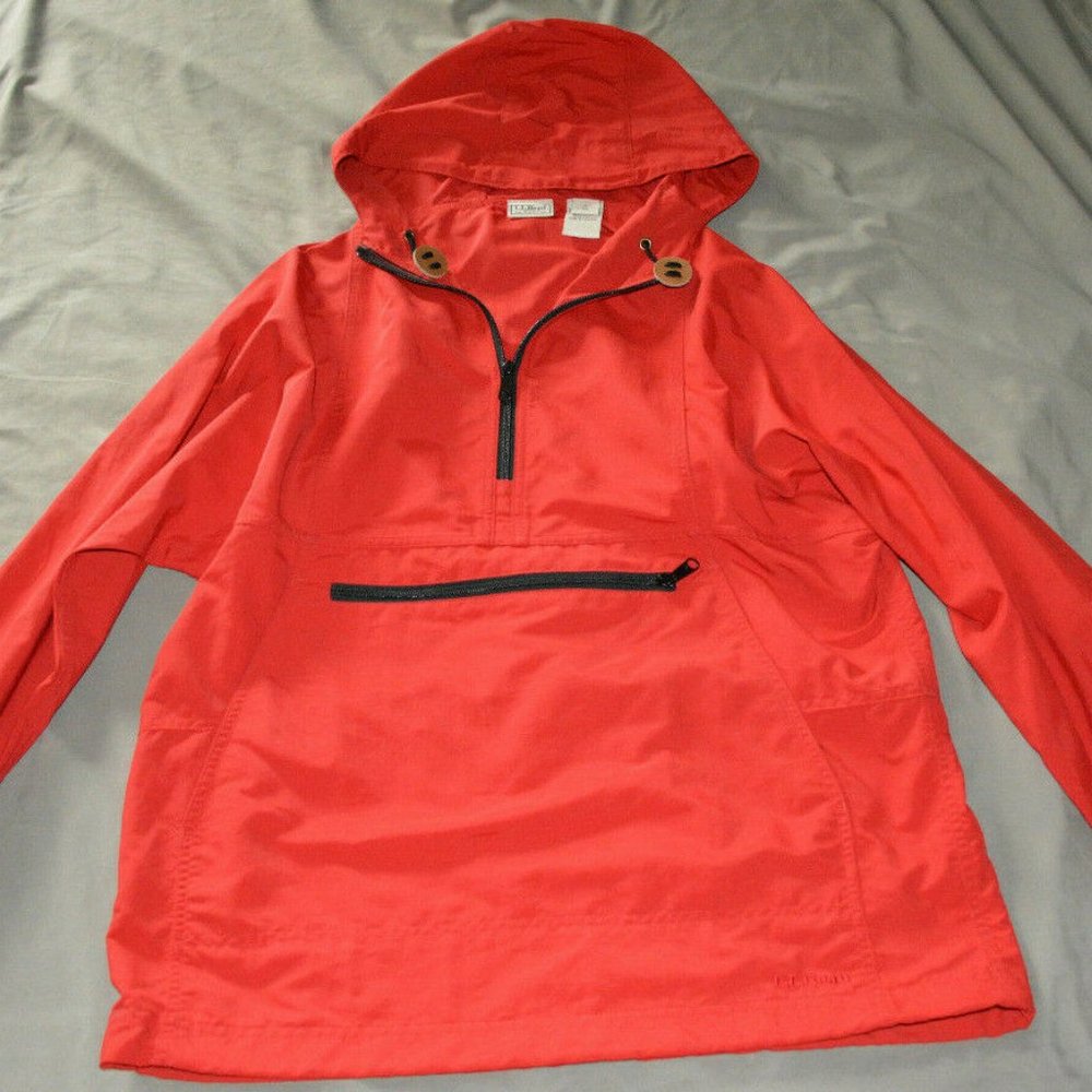 Nice LL Bean Men’s  Stowaway Jacket ~ S ~ Hood/Wet